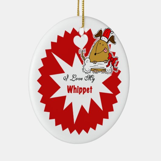 Personalisierter Hund Keepake Ornament (Rechts)