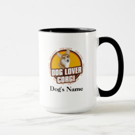 Personalisierter Hund Lover Corgi Hundezucht Tasse