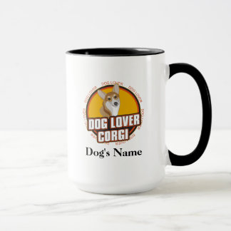 Personalisierter Hund Lover Corgi Hundezucht Tasse