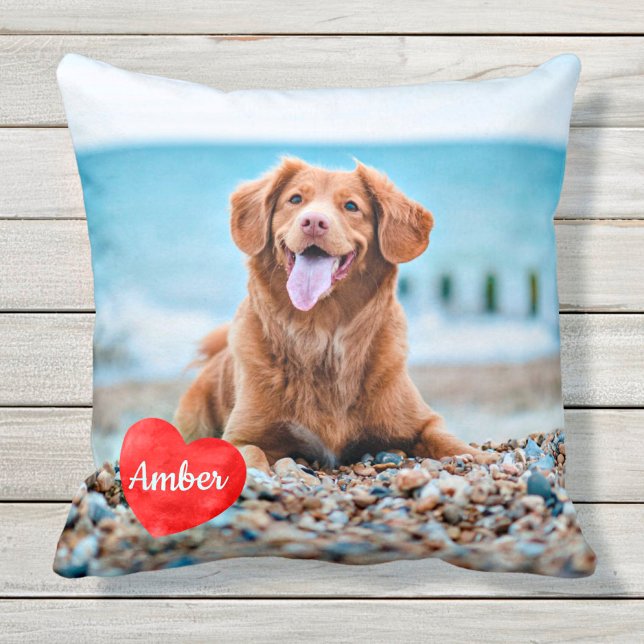 Personalisierter Hund Lover Custom Pet Foto Kissen (Von Creator hochgeladen)