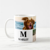Personalisierter Hund Lover Foto Collage Pet Kaffeetasse (Links)
