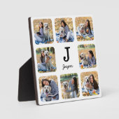 Personalisierter Hund Lover FotoCollage Fotoplatte (Vorderseite)