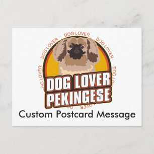 Personalisierter Hund Lover Pekingese Hundezucht Postkarte