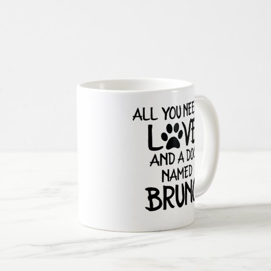 Personalisierter Hund Mama Vater Geschenk Kaffeetasse (VorderseiteRechts)