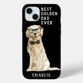 Personalisierter Hund Name Bester Goldener Vater j Case-Mate iPhone Hülle (Rückseite)
