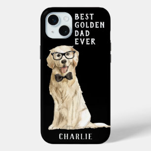 Personalisierter Hund Name Bester Goldener Vater j Case-Mate iPhone Hülle