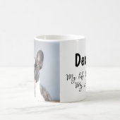Personalisierter Hund Name mein Stolz Mein Joy-Fot Kaffeetasse (Mittel)