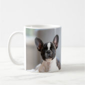 Personalisierter Hund Name mein Stolz Mein Joy-Fot Kaffeetasse (Links)