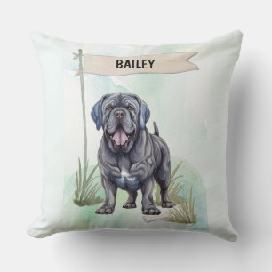 Personalisierter Hund Neapolitanischer Mastiff Was Kissen