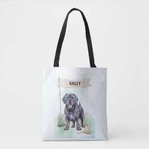 Personalisierter Hund Neapolitanischer Mastiff Was Tasche