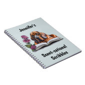 Personalisierter Hund Notizblock (Rechte Seite)