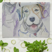 Personalisierter Hund/oder Küchentuch (Gefaltet)