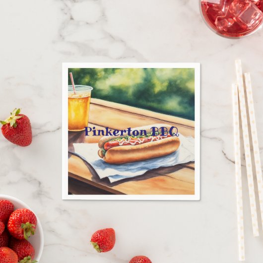 Personalisierter Hund Serviette (Beispiel)