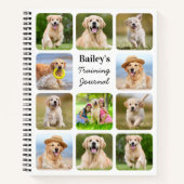 Personalisierter Hund über 11 Fotomaterial Notizblock (Vorderseite)