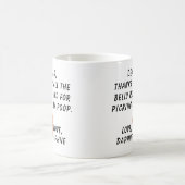 Personalisierter Hund Vater Sprichwort mit Name un Kaffeetasse (Mittel)