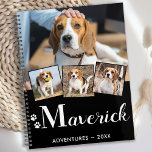 Personalisierter Hund Welpen Monogramm Name 5 Foto Planer<br><div class="desc">Behalt all deine Welpentermine und Abenteuer einfach mit einem personalisierten Foto-Planer organisiert. Egal, ob es um die lustigen Welpenabenteuer, Tierarztbesuche, Trainingsprogramme oder alle Welpenspieldaten geht, dieser Hund-Foto-Planer und das Hundegedächtnis werden ein wertvoller Sake sein, den Sie viele Jahre lang schätzen werden. Personalisieren Sie Ihre Lieblings-Fotos... 4 Fotos vorne, ein hinten,...</div>