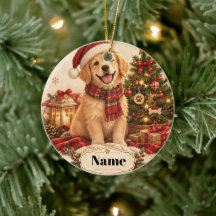 Personalisierter Hunde-Weihnachtsschmuck mit indiv