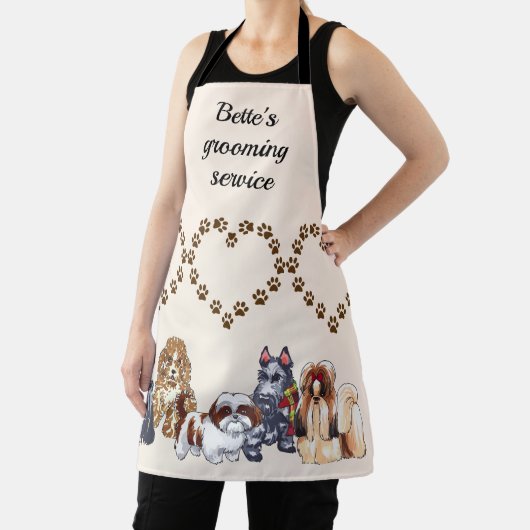Personalisierter Hundebau Schürze (InSitu)