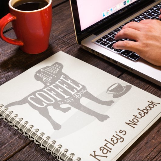 Personalisierter Hundefreund Notizblock