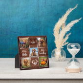 Personalisierter Hundegedanke 5 Bildkollektion Fotoplatte (InSitu)