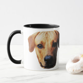 Personalisierter Hundegesicht Kaffeekocher Tasse