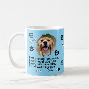 Personalisierter Hundegesichtsfoto-Becher - Lustig Kaffeetasse