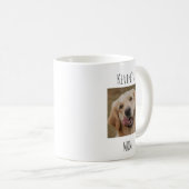 Personalisierter Hundemutter-2-Foto-Becher | Indiv Kaffeetasse (VorderseiteRechts)