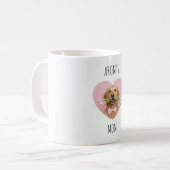 Personalisierter Hundemutter-Becher mit Foto | Ind Kaffeetasse (Vorderseite Links)