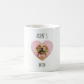 Personalisierter Hundemutter-Becher mit Foto | Ind Kaffeetasse (Mittel)