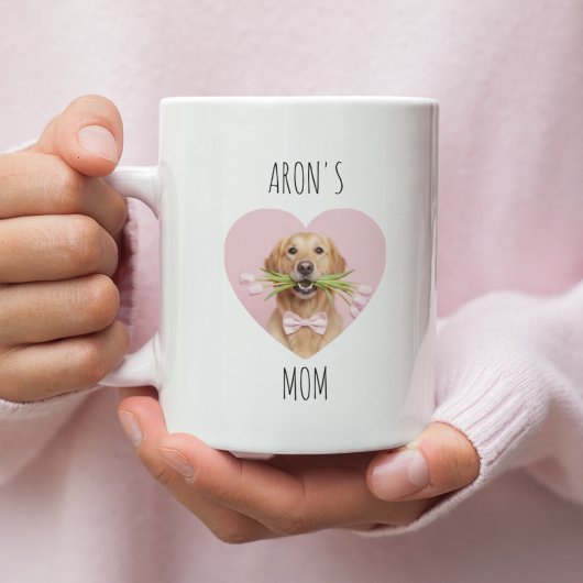 Personalisierter Hundemutter-Becher mit Foto | Ind Kaffeetasse
