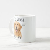 Personalisierter Hundemutter-Becher mit individuel Kaffeetasse (Vorderseite Links)