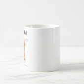 Personalisierter Hundemutter-Becher mit individuel Kaffeetasse (Mittel)