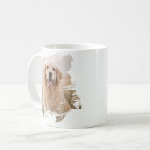 Personalisierter Hundemutter-Becher mit individuel Kaffeetasse (Vorderseite Links)