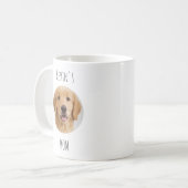 Personalisierter Hundemutter-Foto-Becher | Individ Kaffeetasse (Vorderseite Links)