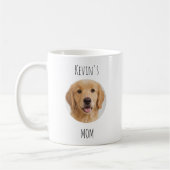 Personalisierter Hundemutter-Foto-Becher | Individ Kaffeetasse (Links)