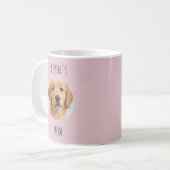 Personalisierter Hundemutter-Foto-Becher | Individ Kaffeetasse (Vorderseite Links)