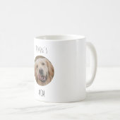 Personalisierter Hundemutter-Foto-Becher | Individ Kaffeetasse (VorderseiteRechts)