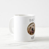 Personalisierter Hundemutter-Foto-Becher | Individ Kaffeetasse (Vorderseite Links)
