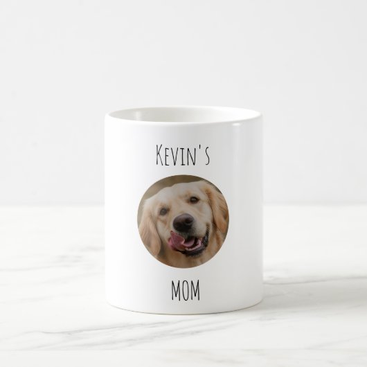 Personalisierter Hundemutter-Foto-Becher | Individ Kaffeetasse (Mittel)