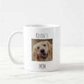 Personalisierter Hundemutter-Foto-Becher | Individ Kaffeetasse (Links)