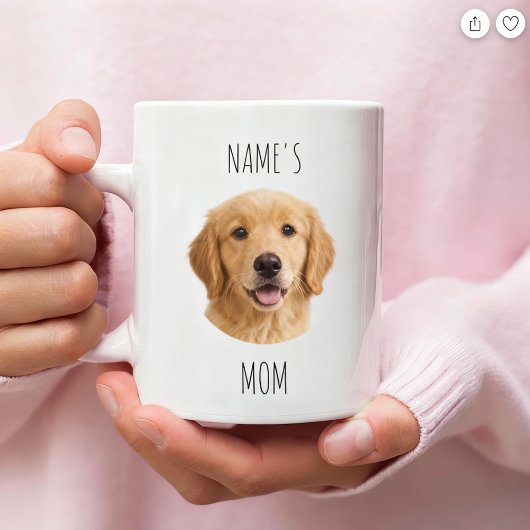 Personalisierter Hundemutter-Foto-Becher | Individ Kaffeetasse