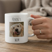 Personalisierter Hundemutter-Foto-Becher | Individ Kaffeetasse