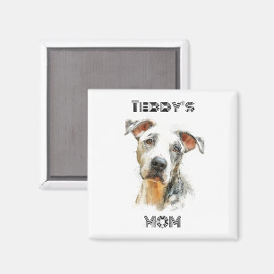 Personalisierter Hundemutter-Magnet   Maßgeschenk Magnet