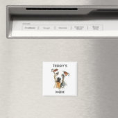 Personalisierter Hundemutter-Magnet | Maßgeschenk Magnet (In Situ (Geschirrspüler))