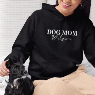 Personalisierter Hundename Mama-Geschenk Hoodie