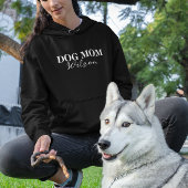 Personalisierter Hundename Mama-Geschenk Hoodie