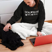 Personalisierter Hundename Mama-Geschenk Sweatshirt