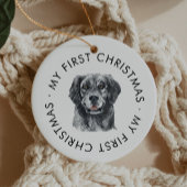 Personalisierter Hundename Retriever Mein erstes W Keramik Ornament