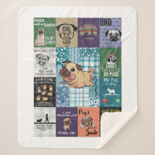 Personalisierter Hundequilt Sherpadecke