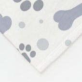 Personalisierter Hundeschuh Fleecedecke (Ecke)